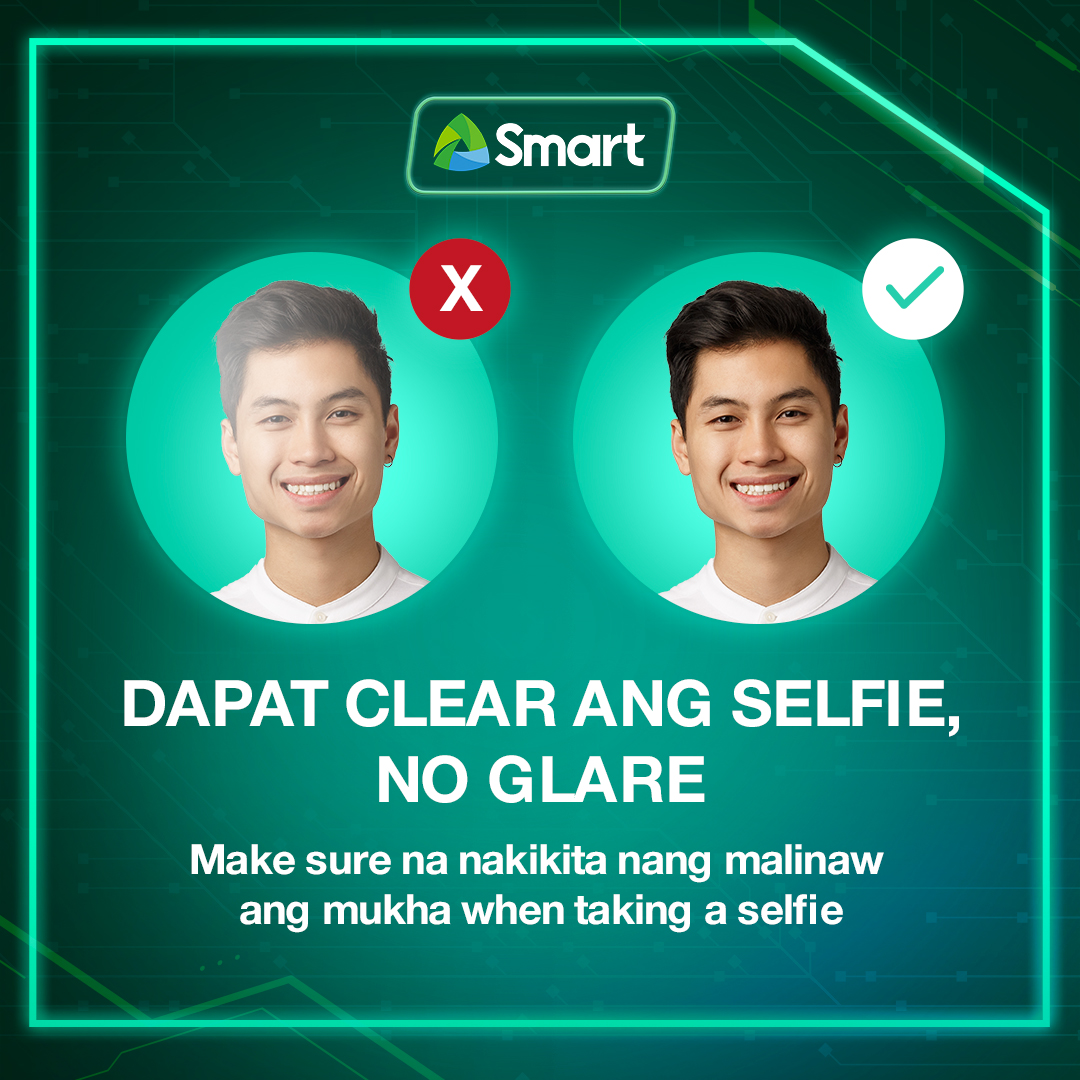 Selfie Photo Upload Guide for Smart SIM Registration