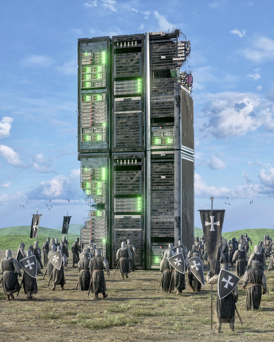 beeple's tweet image. THE WAR OF AI