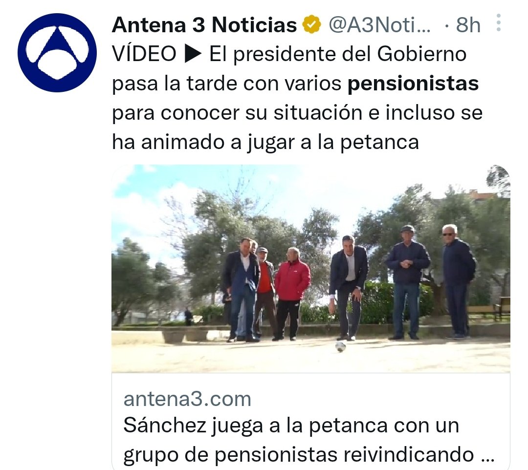 tresmasciento's tweet photo. Unos pensionistas escogidos al azar. https://t.co/ZNcIShZGR1