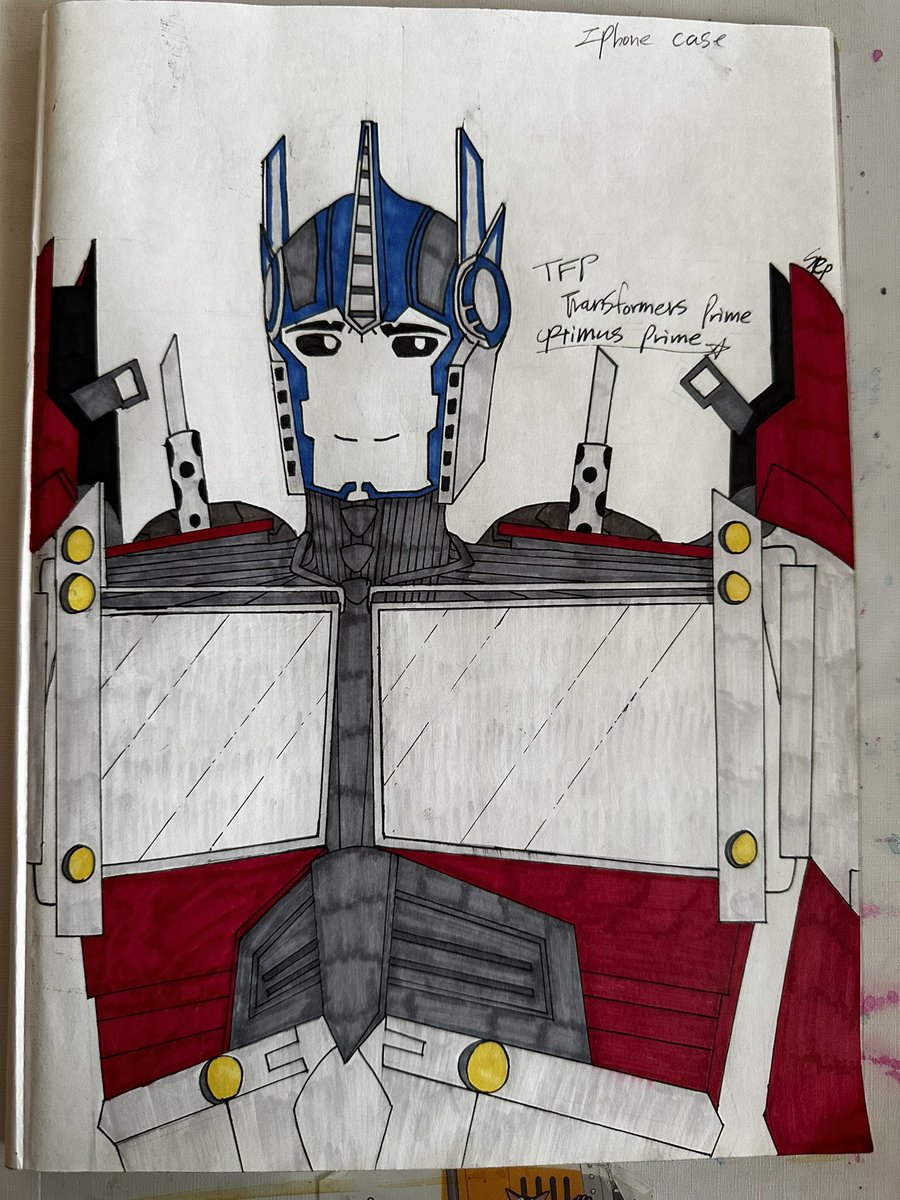 Drew Optimus prime from tfp and it looks good 👌 
#tfp #optimusprime #tfpoptimusprime #myart #spacecouchpotatoart #fanart #transformers #Transformersprime