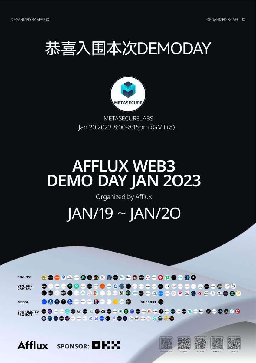 We are glad to announce that we are selected as one of the presenting team of Afflux Demo Day!
See u guys in 19/20 January!😃😃😃😃