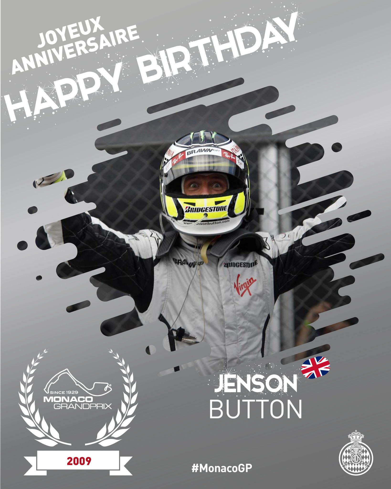  Joyeux Anniversaire Jenson Button    Happy Birthday Jenson Button      
