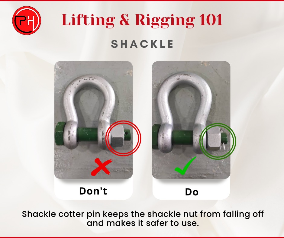 As small a cotter pin is in a shackle connection, in terms of safety their role was never small. 

Next time you have a lift, make sure the cotter pins are in place

#premholdings #liftingandrigging #shacklepin #shacklesafety #cotterpin #riggingaafety