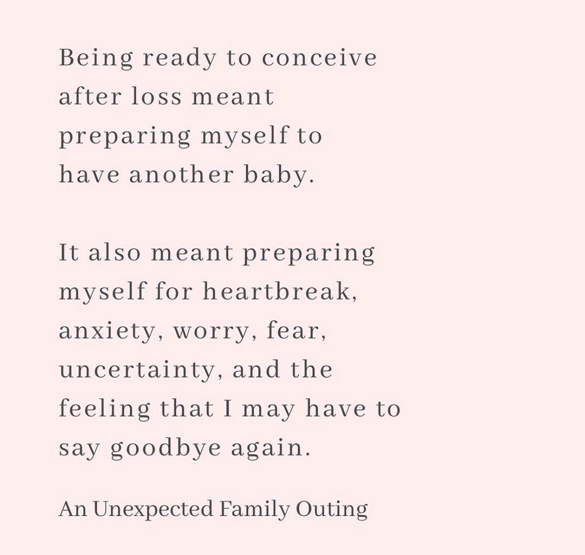 Preparing yourself for any outcome. 

#pregnancyloss #miscarriage #stillbirth #infantloss #PAL