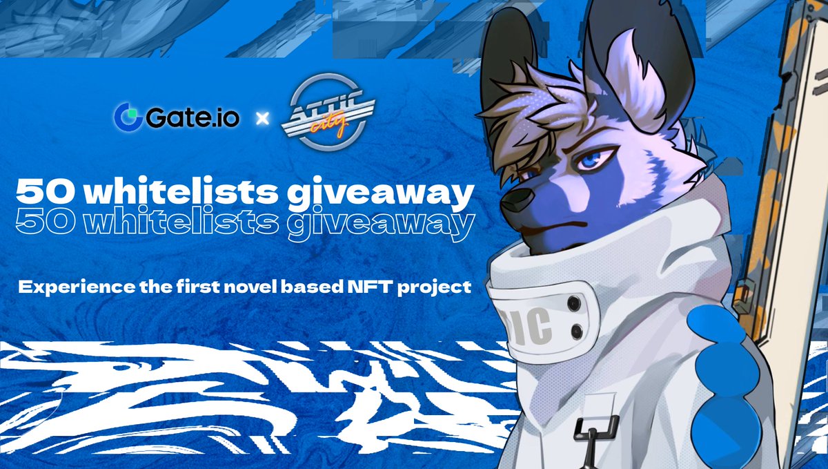 🎁 Attic Novel NFT WL Giveaway🎁

1⃣️ Follow @Gate_Nft 
2⃣️ Follow <a href="/Atticnovelnft/">Attic Novel NFT</a> 
3⃣️ RT &amp; TAG 3 friends

⏰ 19 Jan - 22 Jan

🏆 50 WL