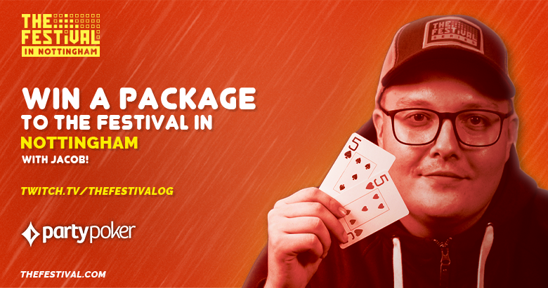 TheFestivalOG's tweet image. Exciting news! Qualifiers for The Festival Nottingham now on @partypoker! Join our host @JacobDiNielsen in the stream at 20.00 CET.
🖥️ twitch.tv/thefestivalog
Thursdays: £33 buy-in | £450 GTD ME ticket
Sundays: £109 buy-in | £1500 GTD package
#thefestivalnottingham #begambleaware