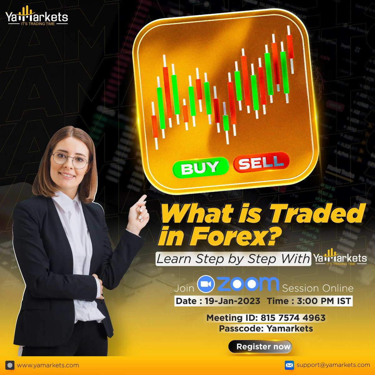 markets_ya's tweet photo. Explore the world of Forex trading with our exclusive webinar on 'What is traded in Currency in Forex?'

Join YaMarkets Meeting
Time: Jan 19, 2023 03:00 PM IST
Meeting ID: 815 7574 4963
Passcode: Yamarkets

#YaMarkets #Forex_Analysis #TrustedBroker #ForexTradingPlatform https://t.co/HBn9SmK3K1