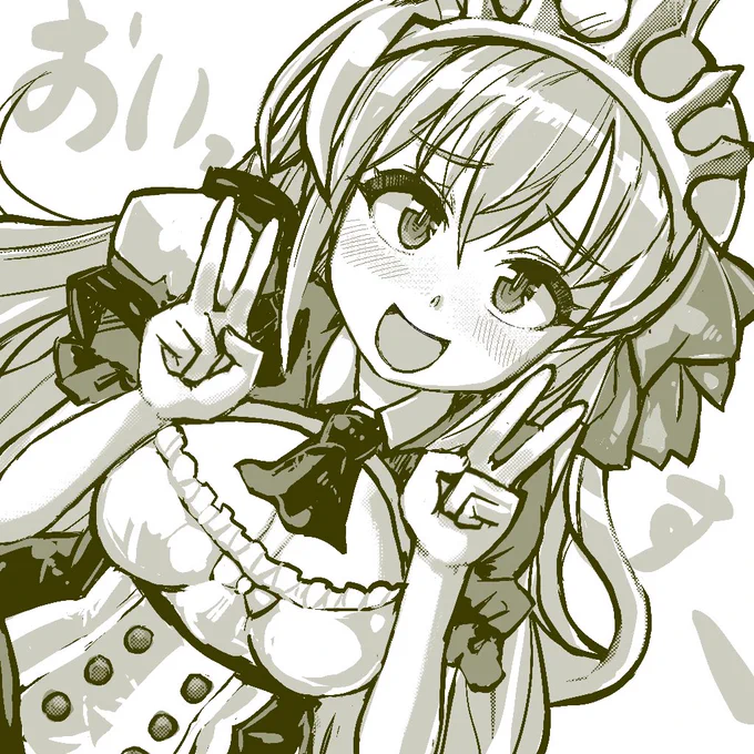 結構前に描いて上げ忘れてたペコさん 