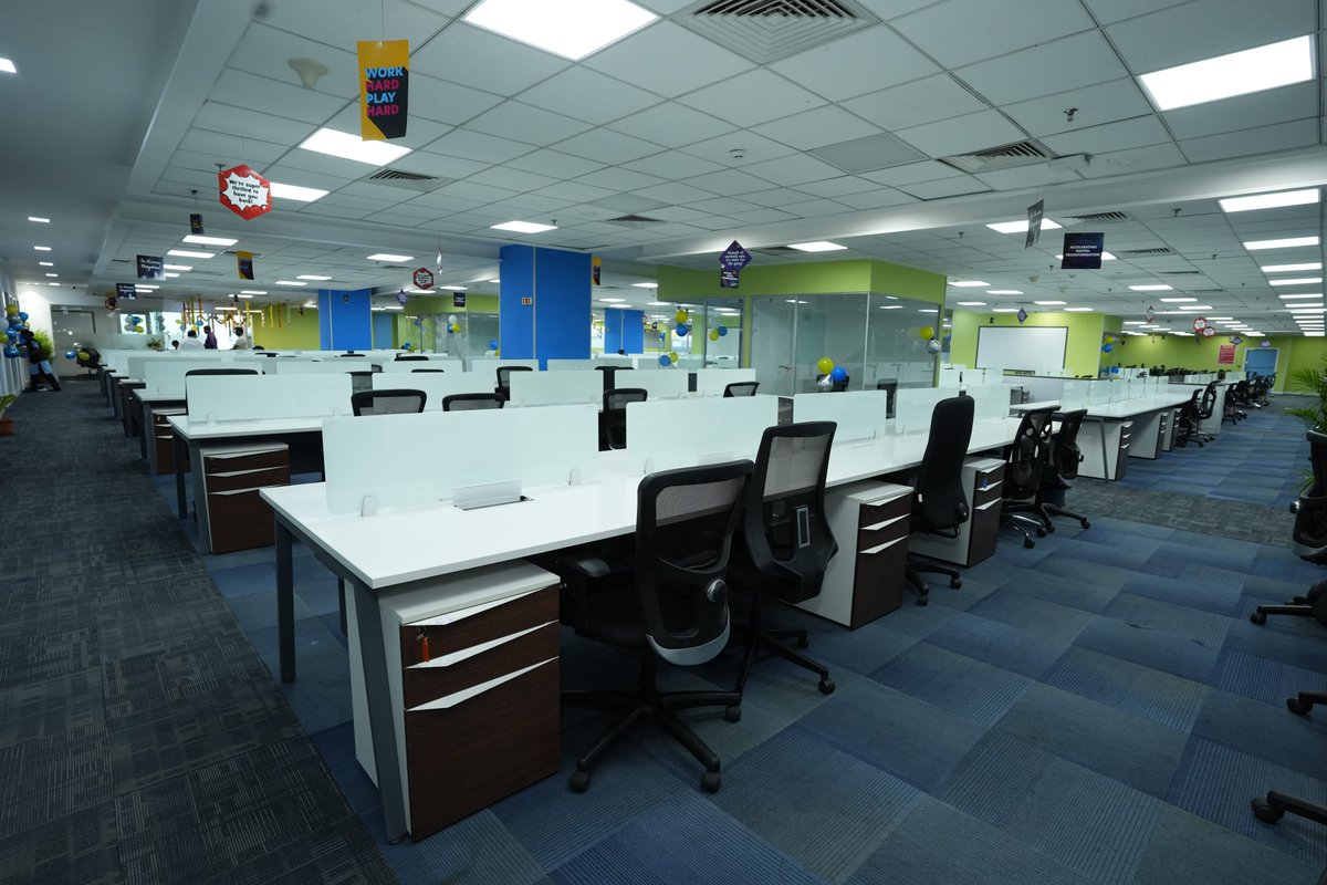 BCTglobal's tweet photo. This new development center at Maruthi Info-tech Center, Domlur will be the second biggest center for BCT. Cheers to many more new beginnings in 2023!
_______
#BCTBangalore #NewOffice #NewBeginnings #BCTGlobal #BahwanCyberTek #BCTians https://t.co/NRsV8nHujX