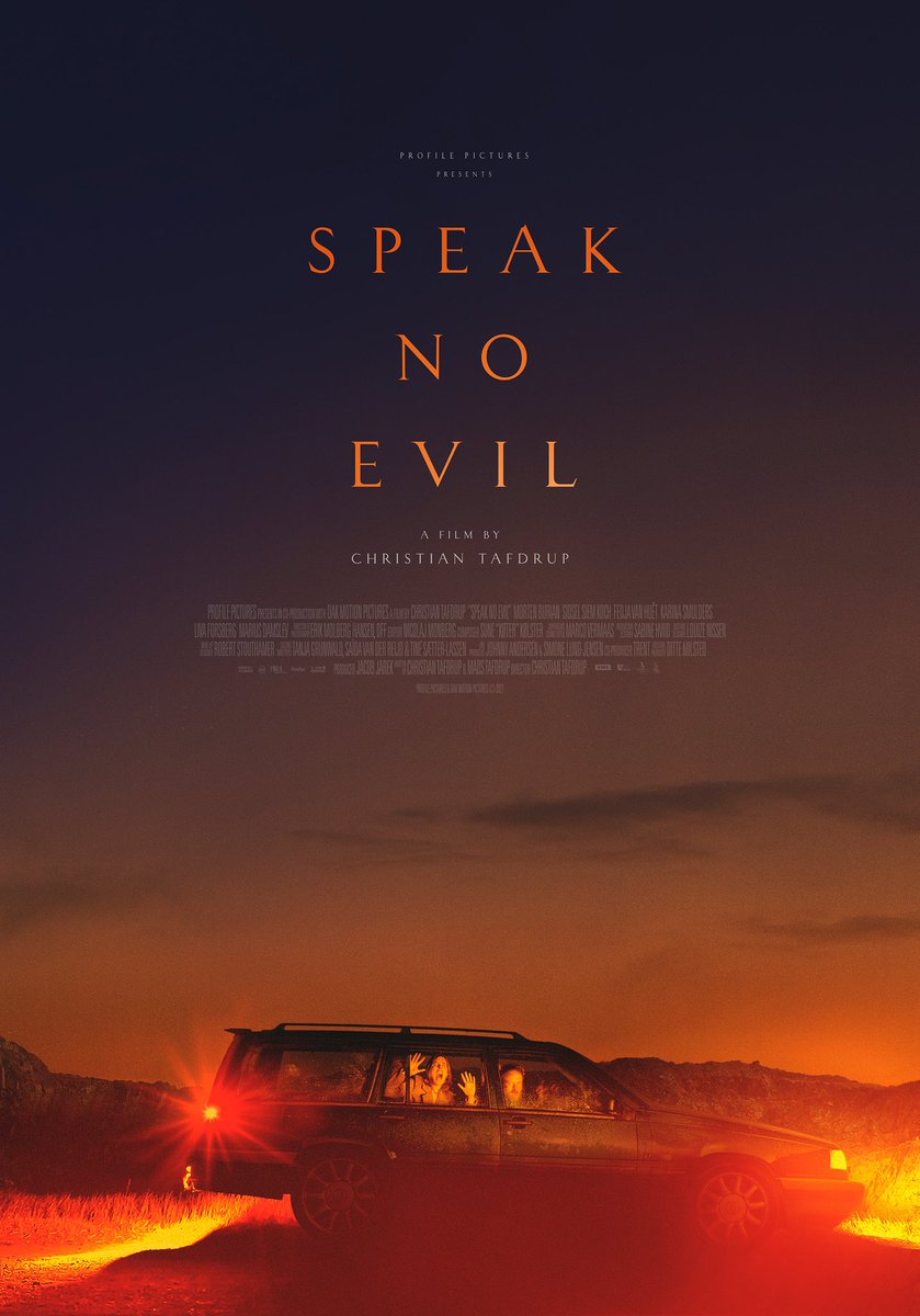 Speak No Evil. One of most shocking and unnerving pieces of cinema this decade. Fiercely original, a hallowing experience that will shake the mind. Approach with caution. 

#horrorhifi #horrormovies #speaknoevilmovie