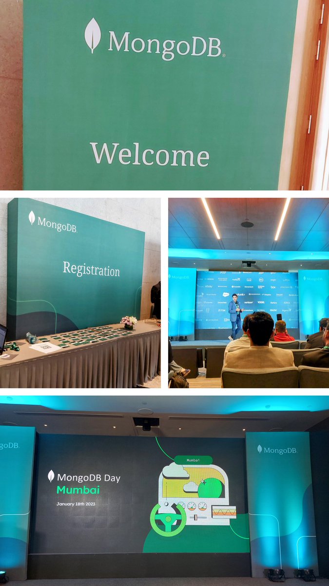 BISWAJEETBRAY's tweet image. Attended MongoDB Mumbai Event 2023. It is really insightful.
MongoDB is keep bringing revolutionary features for better world.
Thank you & I 💚 @MongoDB
#mongodb #nosql #nosqldatabases #mongodbatlas #biswajeetbasantaray
