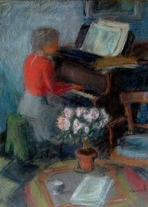 OrpheusL's tweet image. Pierre #Deval (1897-1993)

- L&apos;Enfant au Piano

#musicpaintings #art #19Gennaio #january19 #19Janeiro #19Enero #19Janvier #19Januar #Buongiorno #goodmorning #BuenosDias #bonjour #GutenMorgen