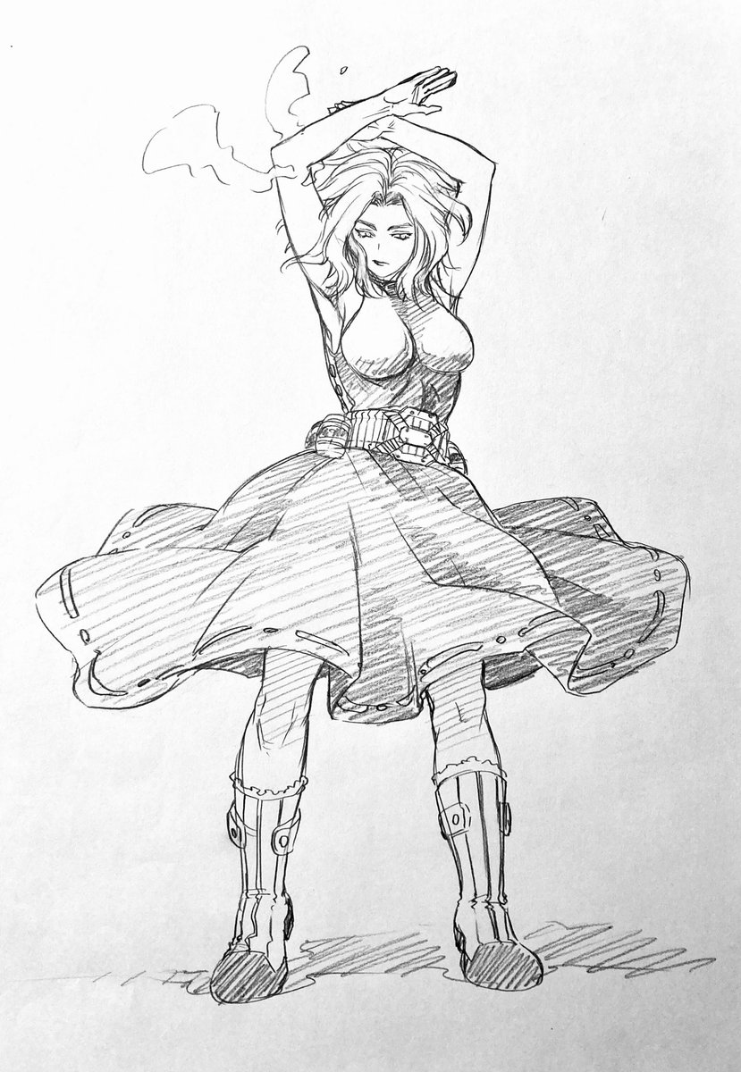 ラフ描き、レiディ・ナiガiン 