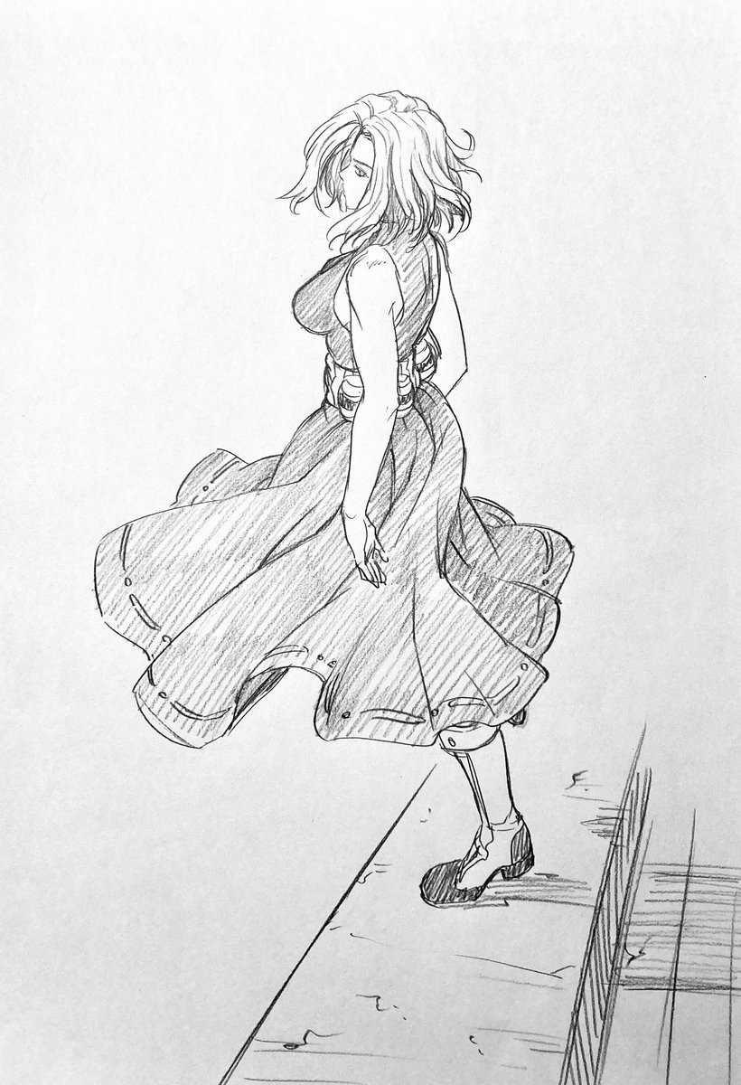 ラフ描き、レiディ・ナiガiン 