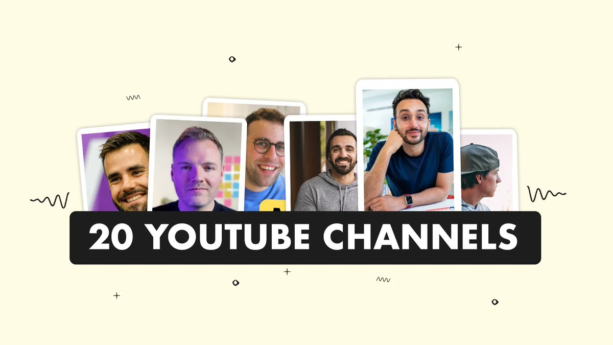 Learn how to work smarter by watching these YouTubers:

1. @AliAbdaal
2. @fortelabs
3. @KeepProductive
4. @heyeaslo
5. @Austin__Schrock
6. @carl_pullein
7. @TomFrankly
8. @lavendaire
9. @mattragland   

11 more: productivityandbrains.com/top-20-youtube…
