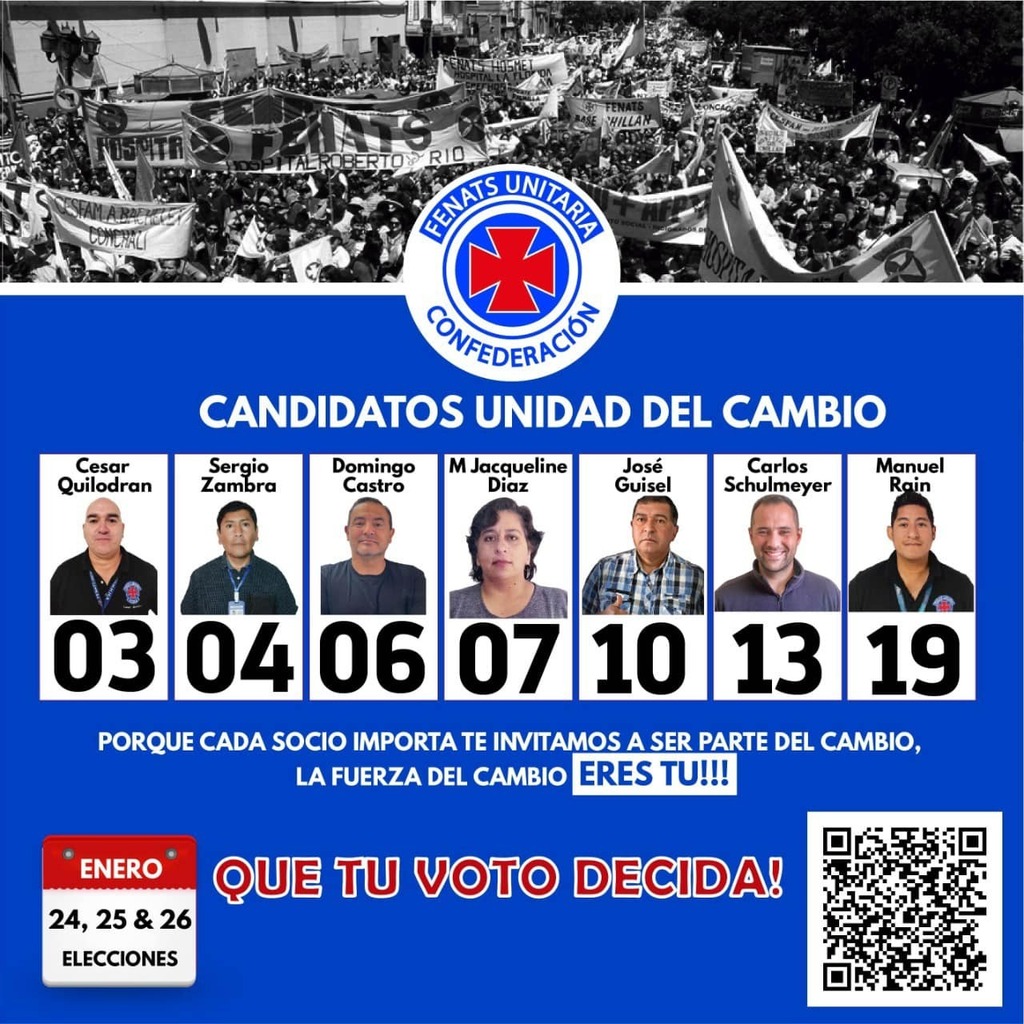 Vamos por la unidad del cambio! solo con el apoyo de las bases, de cada funcionario #FENATS podemos llegar a dirigir para hacer lo que se necesite con tal de cumplir el mandato de representación y exigir los cambios que todos a diario reclaman... necesit… instagr.am/p/Cnk42pMN5b_/