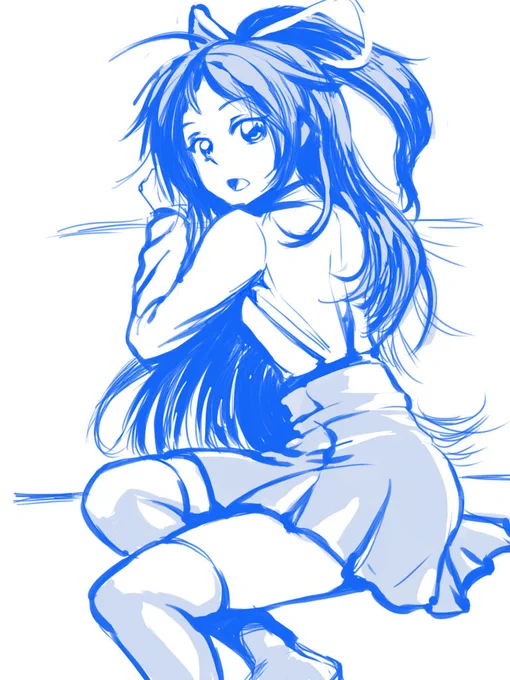 お絵描き復帰して
2021年2月に描いた練習の葛城

#艦これ #葛城 #葛城進水日2023 