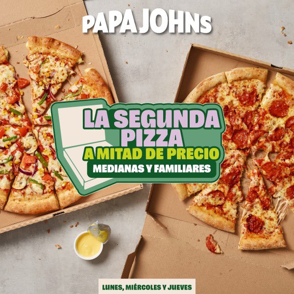 Mientras las trolles fans me critican, 
yo facturo con marcas! 

ME VOY POR PIZZA PAPAJOHNS 
NO SE USTEDES! SON BIENVENIDAS A COMER PIZZA 🍕 

Porque una nunca es suficiente… 😏🍕

¡Pide ahora tu pizza mediana o familiar y la segunda pizza es a mitad de precio!