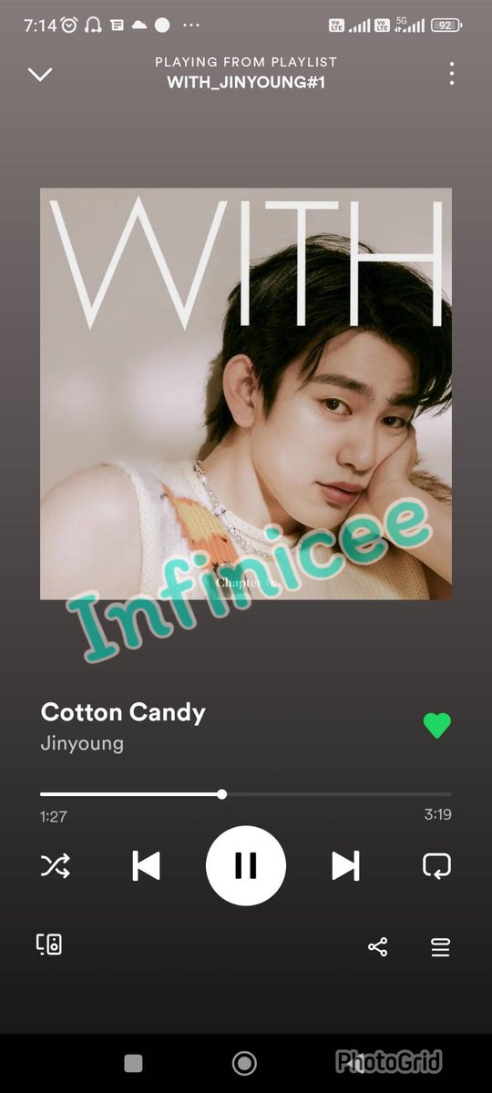 infinicee's tweet photo. @rozaniiznan COTTON CANDY BY JINYOUNG     #CottonCandy #Chapter0WITH_JINYOUNG
#Jinyoung https://t.co/D7bz7sULyd