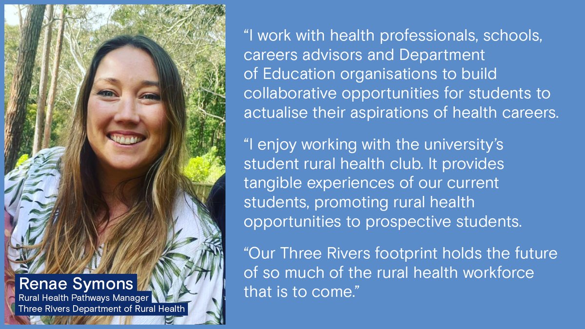 ThreeRiversDRH's tweet photo. Apps close 11pm Sunday! We are seeking 2 Pathways Coordinators. This is your opportunity to build aspiration &amp; support rural origin &amp; #FirstNations students to undertake health profession studies at @CharlesSturtUni. https://t.co/DGeRzxGke0  #LiveStudyWorkRural #JobSearch #Jobs https://t.co/ZEse29PqB6