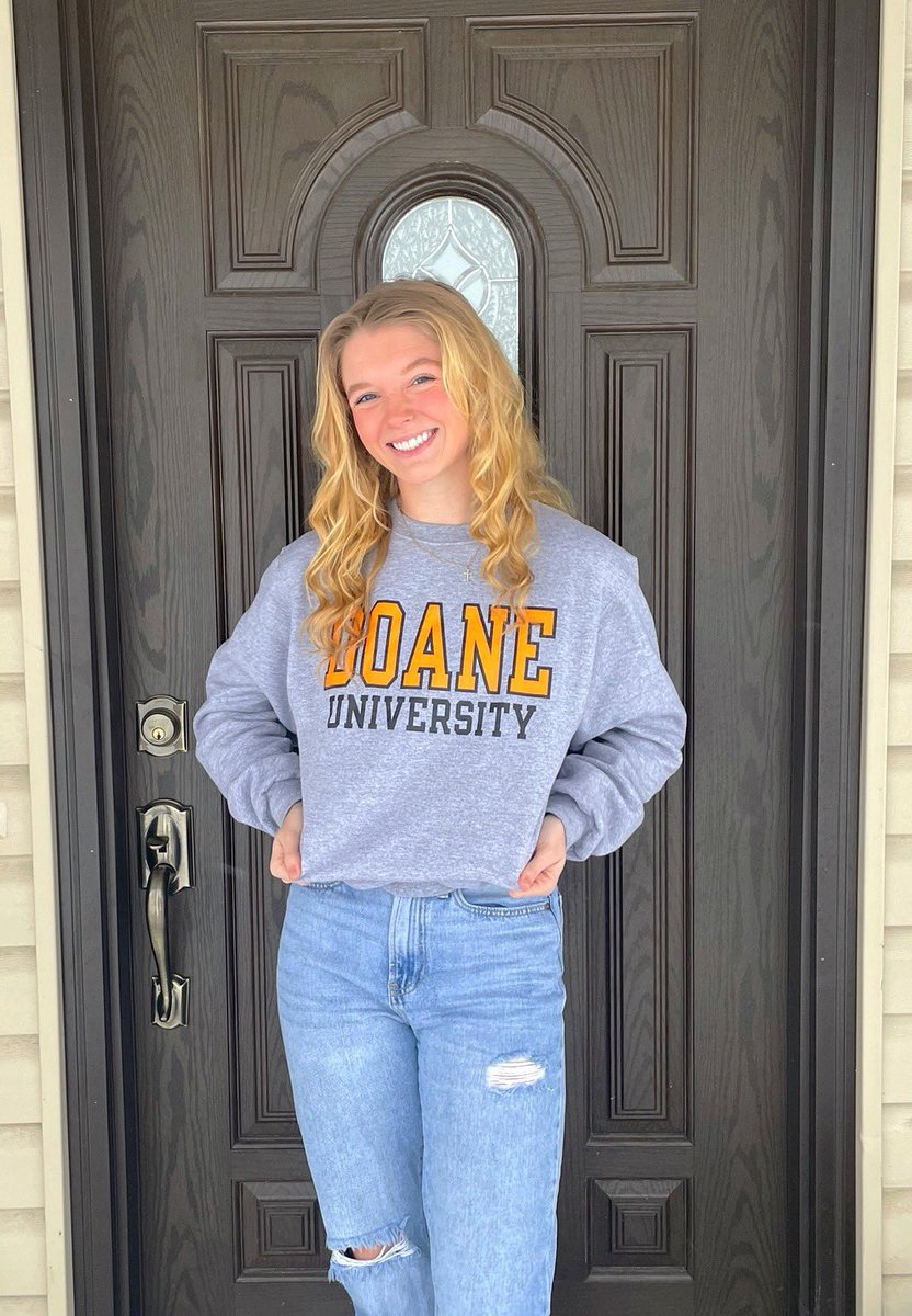 I would like to thank my family, teammates, and coaches for helping me pursue my dreams! After a lot of consideration I am very excited to announce my commitment to Doane University! Thank you <a href="/DoaneTrack/">Ed Fye</a> for this amazing opportunity! I can’t wait to get started! #SkoDoane🧡🖤