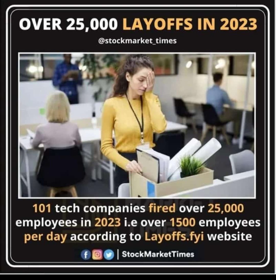 #jobs  #techcos #layoffs #recession #work