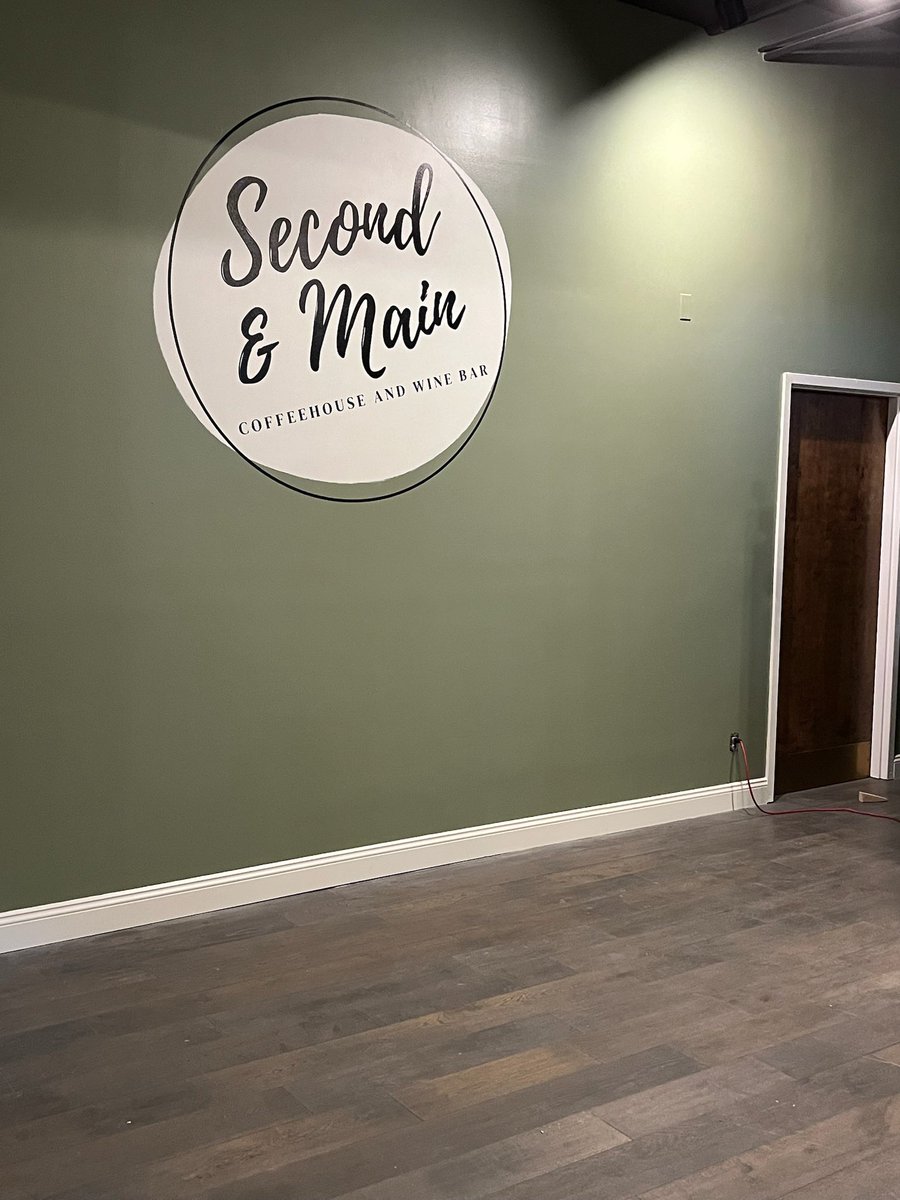 Discover the perfect wall prints! Thanks to Second &amp; Main for the opportunity to print your logo in your new space.  #perfect #roomdecor #prints #midwest #wallprinting