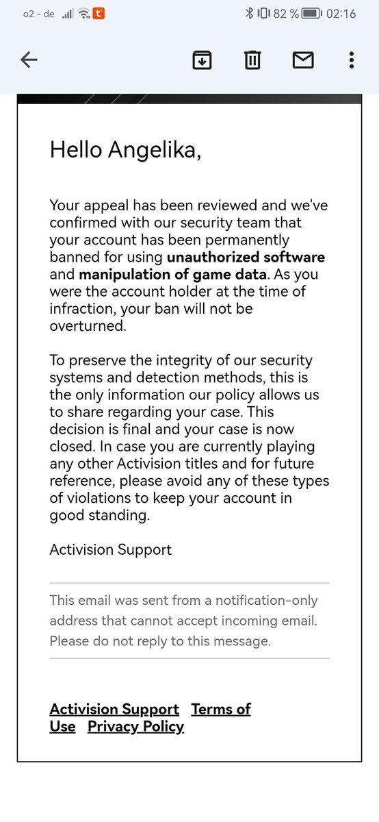 DatGelika's tweet photo. Ja klar 🙃 Activision einfach schmutz
@Activision https://t.co/1otZ8wGSy0