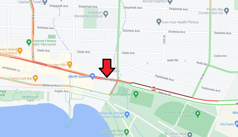 CityNews Vancouver Traffic on Twitter "526 WestVan Police