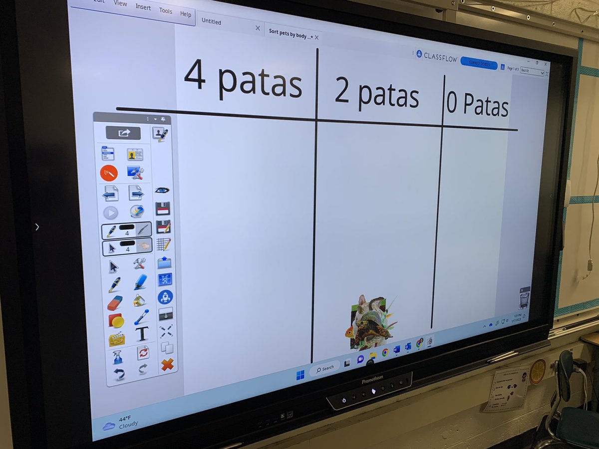 What are patas? Interactive elementary Spanish lesson on a Promethean board. @AnitaQonja @LearnPromethean <a href="/Promethean/">Promethean</a>