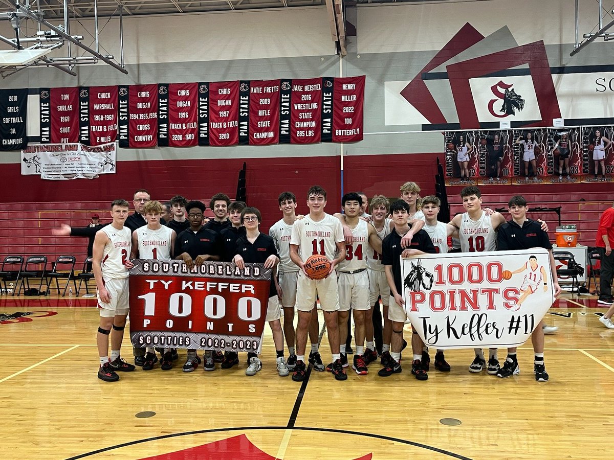 Congratulations to Jr Ty Keffer on scoring his 1000th career point against Indiana this evening! Lots more points to come!

We are proud of you Ty!

#WeAreScotties