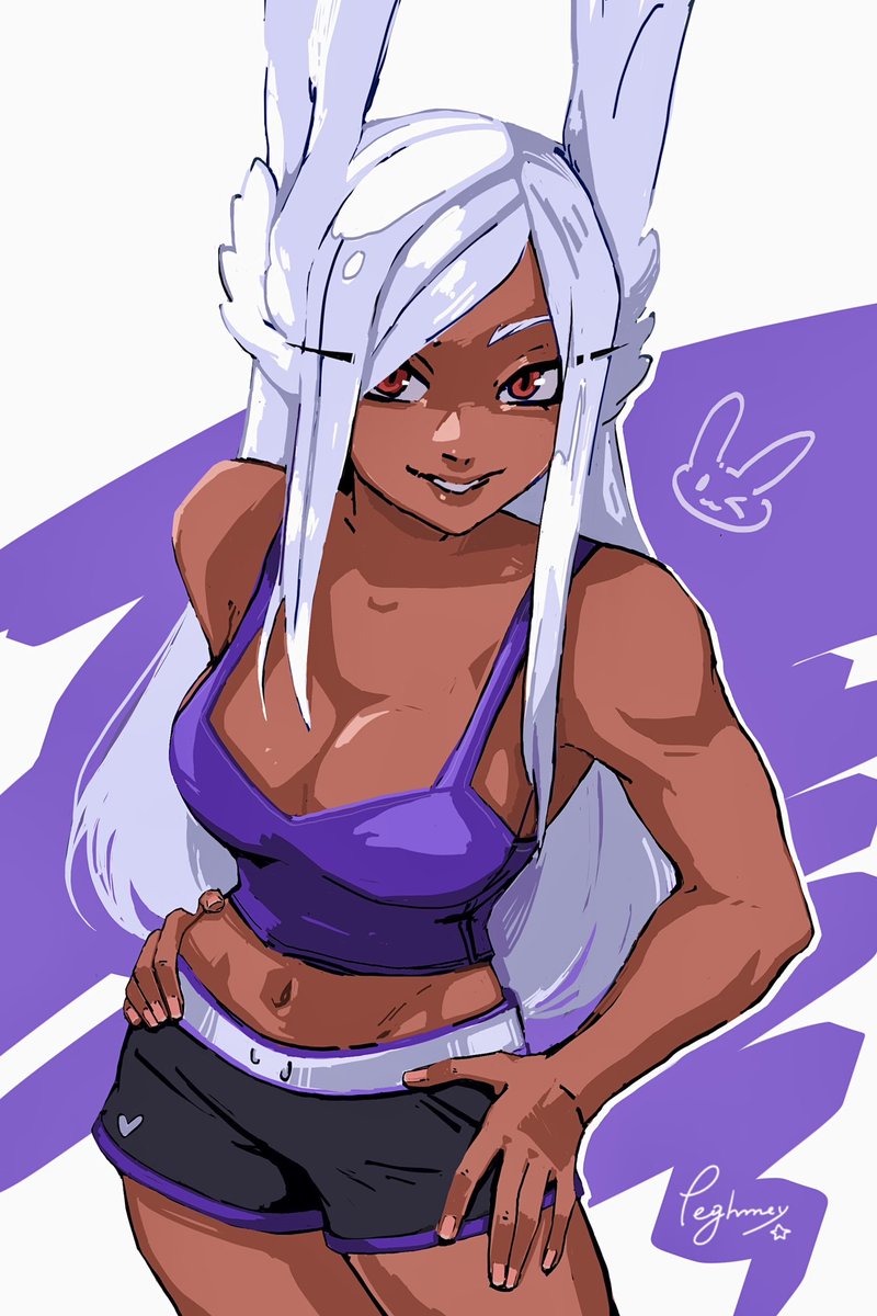 💜🤍

#Mirko #bnha #mha #ミルコ