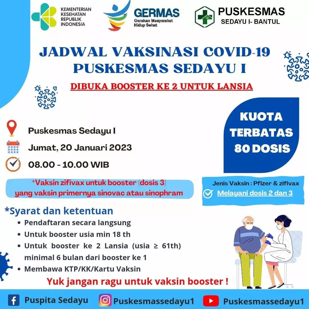 kominfodiy's tweet photo. Informasi Jadwal Vaksinasi Covid-19 dalam Waktu Terdekat, Lur!

#mamjogjaprovgoid 
#jitv 
#humasjogja 
#lapordiy 
#ppidpemdadiy
#jogjasmartprovince https://t.co/nQvg2wLvsc