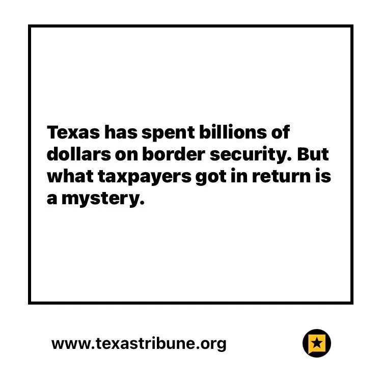 8 years in office and billions of dollars disappear into the black hole of border security in Texas. 

But don't worry, taxpayers, you'll never know where that money went. 

Thanks, Governor Abbott, for failing us yet again #Border #AbbottFailedTexas #AbbottEmbezzlement