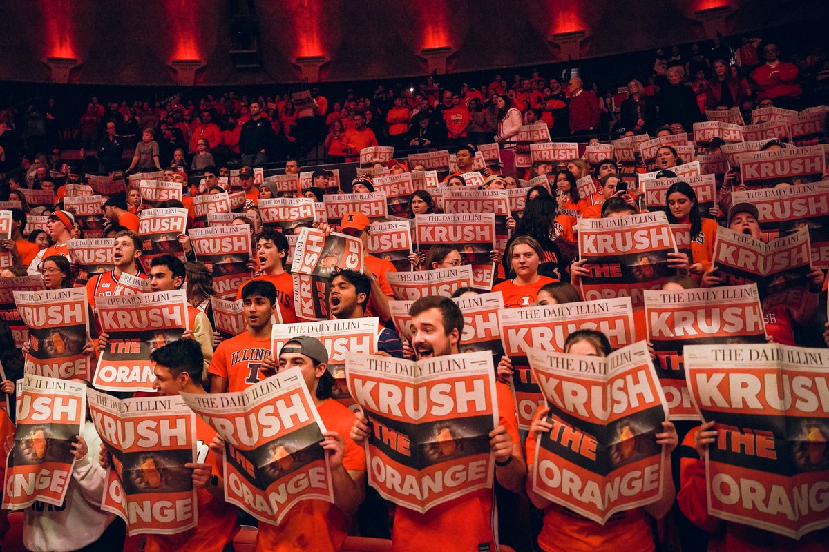IlliniAthletics's tweet photo. Pack the House 2023 festivities 🔶🔷

#Illini | #HTTO | #OneWay https://t.co/TOauFUiA3a