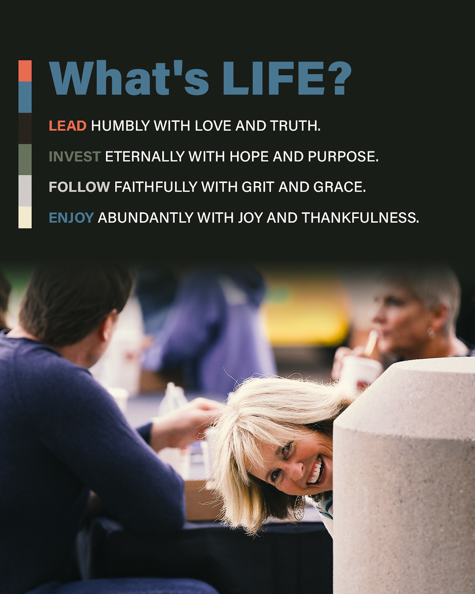 CoastHills's tweet photo. LIFE is the acronym we use for the opportunities we have to bring God glory in our lives. 

#CoastHillsChurch #GlorifyingGodTogether #LIFE https://t.co/FaUynZ7J64