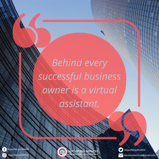 ndcvirtualsvcs's tweet photo. True!๐ฏ Virtual assistants can be helpful when it comes to managing a business. ๐๏ธ๐
To learn more about virtual assistants, follow us:
๐ฒ https://t.co/s0Kel5znDb
๐ง ndcvirtualservices@gmail.com
#dependableva #businessowner
#ndcvirtualsvcs #virtualassistant https://t.co/bCJvxyvPVc
