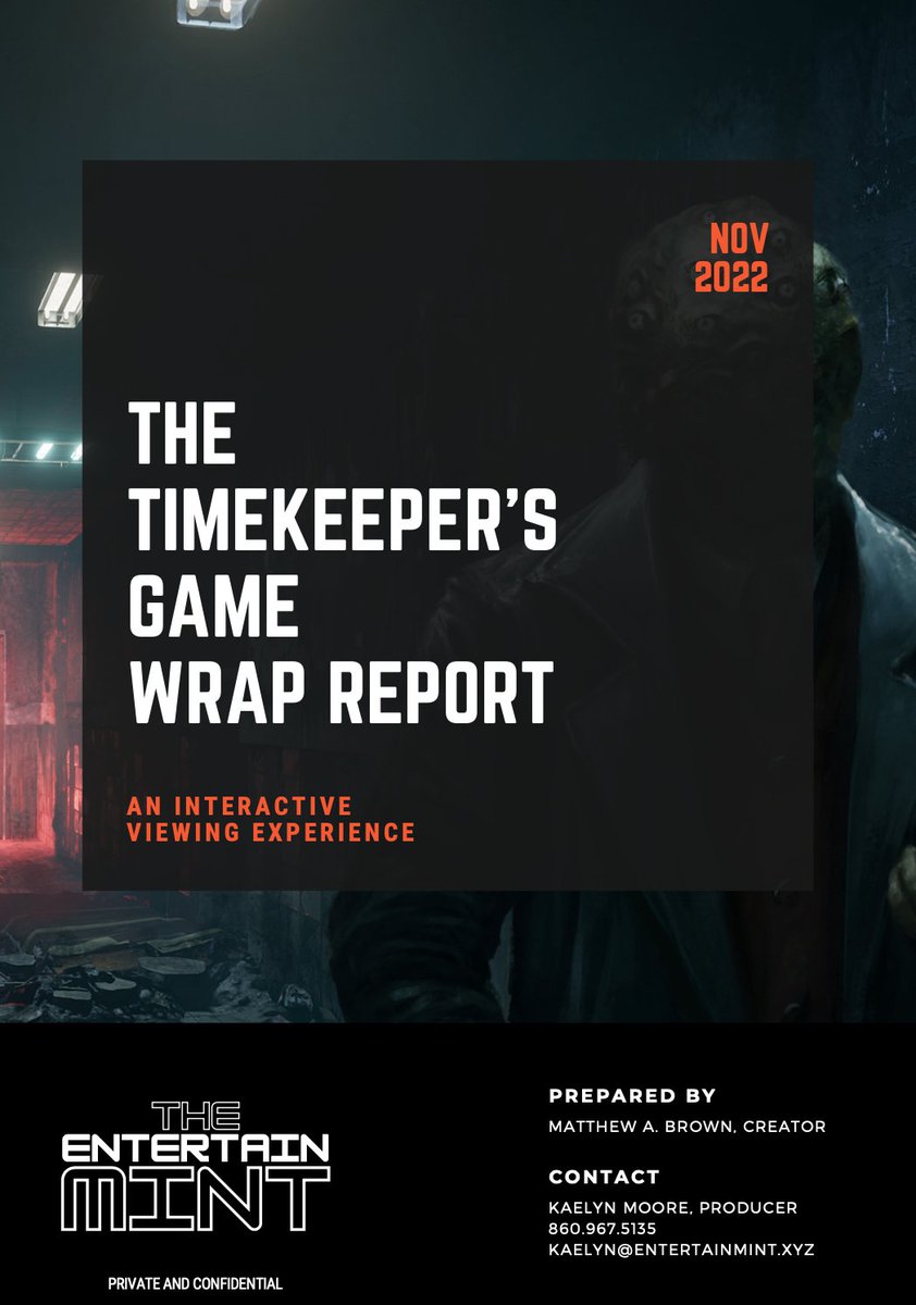 EntertainmintLA's tweet image. The Timekeeper's learnings from the great experiment that was The Timekeeper's Game.
Thanks to all our Test Subjects who made it possible. Hopefully we'll one day welcome you back to Shady Pines 🔥
thematthewa.com/timekeeper