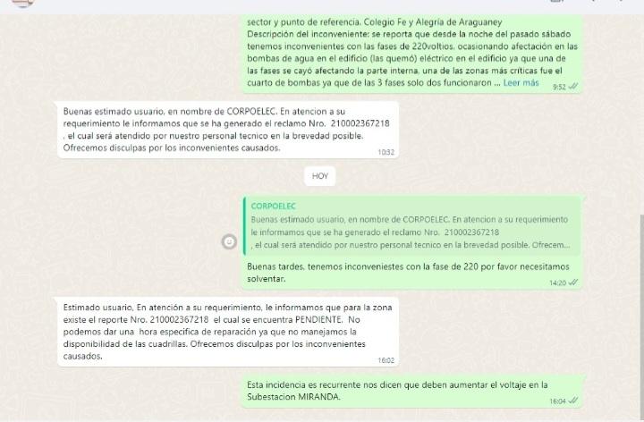 AlmaLibreSur's tweet photo. Estimados @CorpoelecInfo por favor solventen el inconveniente que ya tiene más de un año, se dañó el ascensor y las bombas de agua, auxilio .@NestorLReverol https://t.co/zlHOkSiTva