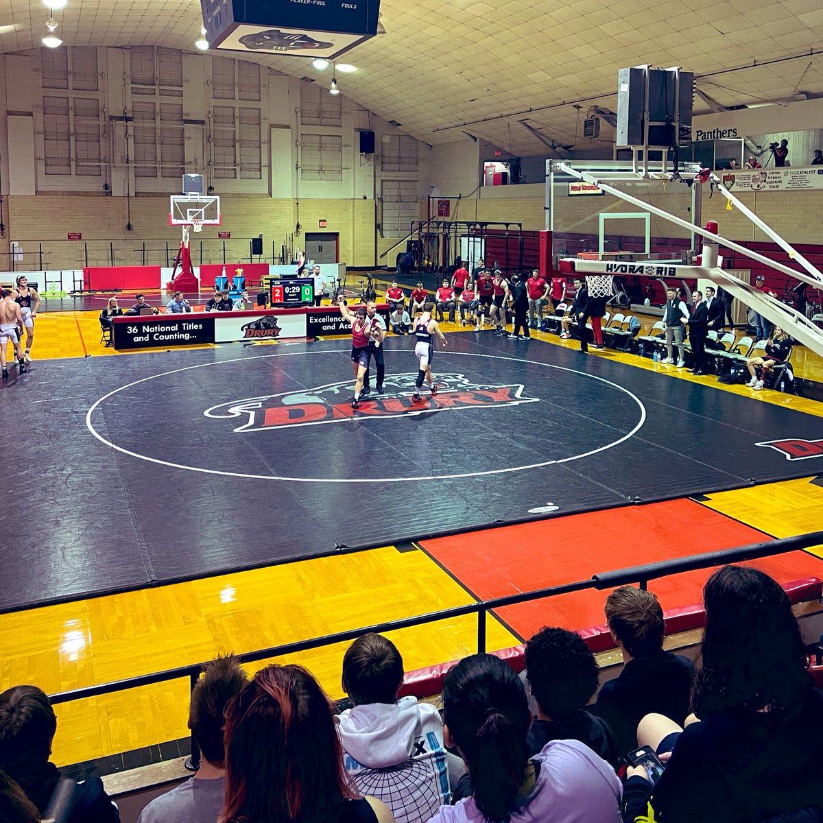 Central Wrestling supporting <a href="/Drury_Wrestling/">Drury Wrestling</a> against Davenport! GO PANTHERS!!!