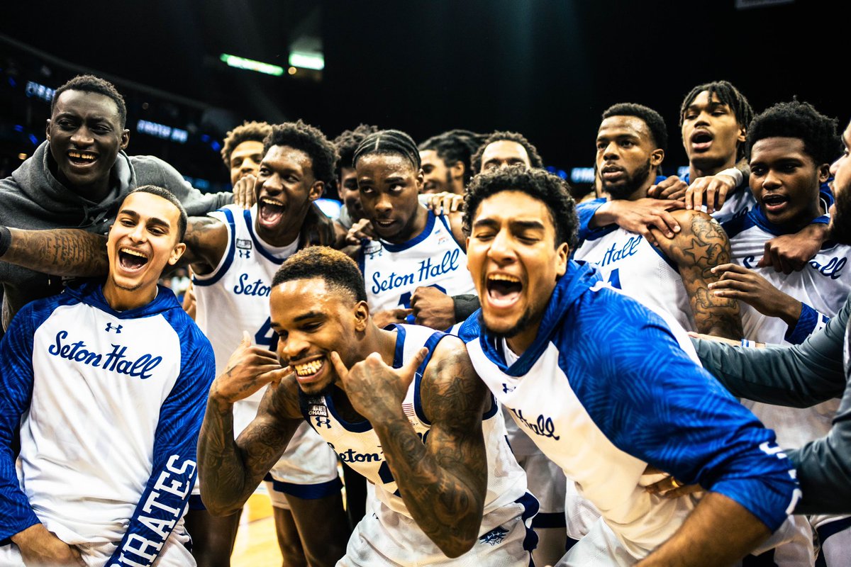 SetonHallMBB's tweet photo. How bout THE HALL⁉️ 💫 

#HALLin 🔵⚪️ https://t.co/shoLNCxmz3