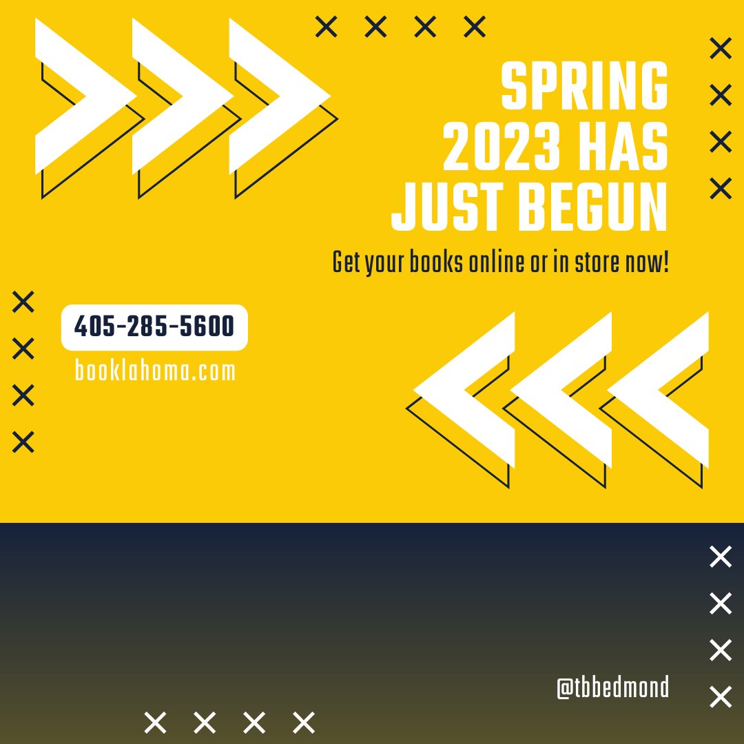 Booklahoma.com for all your textbook needs!