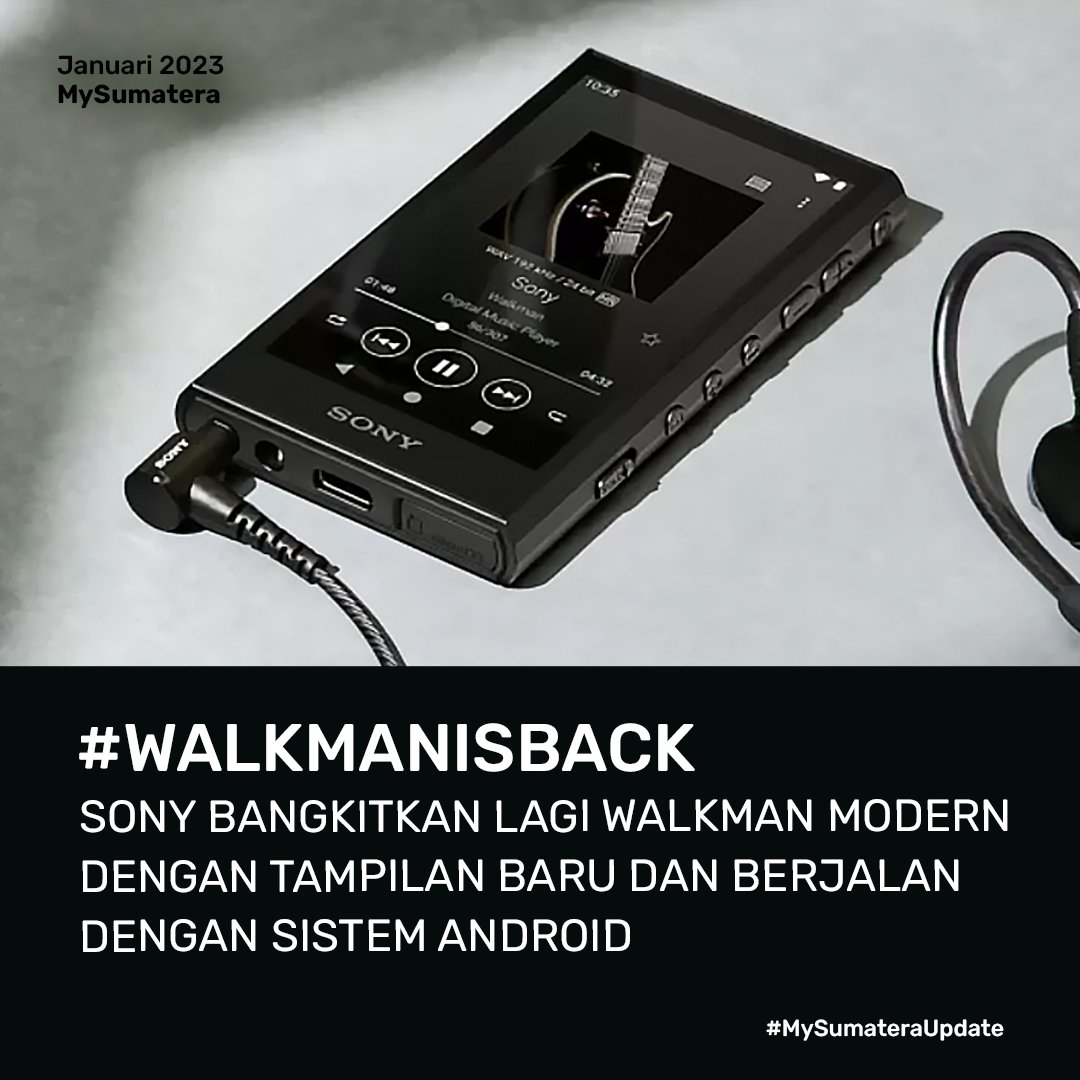 MySumatera's tweet photo. Asikkk bisa nostalgia sama walkman 🔥

Udah nabung, Alhamdulillah udah ke kumpul 150 ribu. Tinggal selfie KTP 😉

#Walkman #Sony #IndiHome https://t.co/J4JOhXgtHB