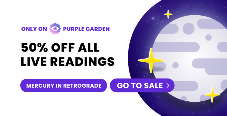 PurpleOceanPsyc's tweet photo. 50% off all live video, voice and text psychic readings - starts @ 9pm EST Wednesday for 24 hours only! https://t.co/hTJ0lxg9nU