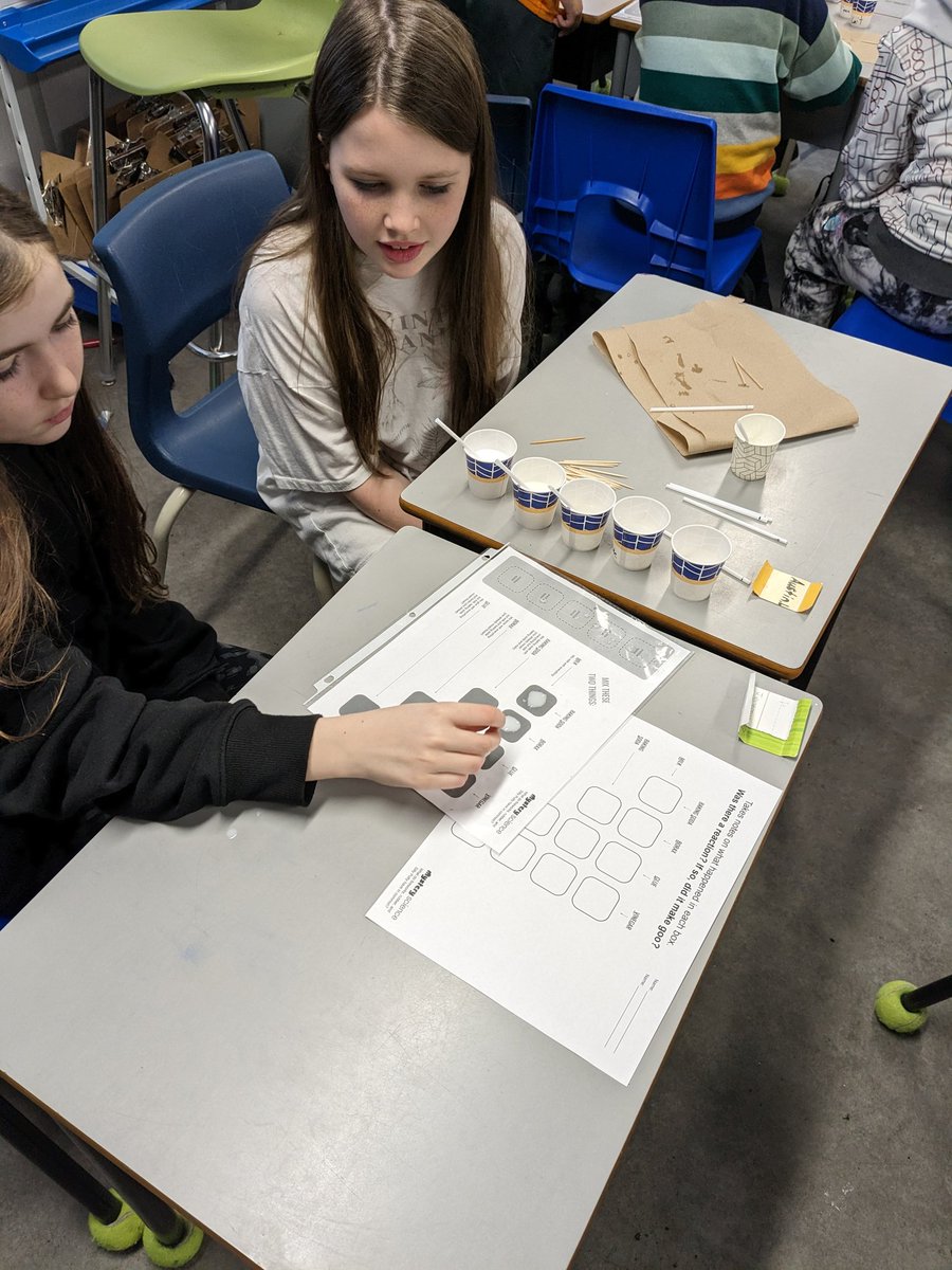 Une réaction chimique peut créer une nouvelle substance, comme "goo". This messy experiment was fun because He. 5 Ss mixed various liquids to test reactivity. <a href="/AngelsOCSB/">Guardian Angels School</a>