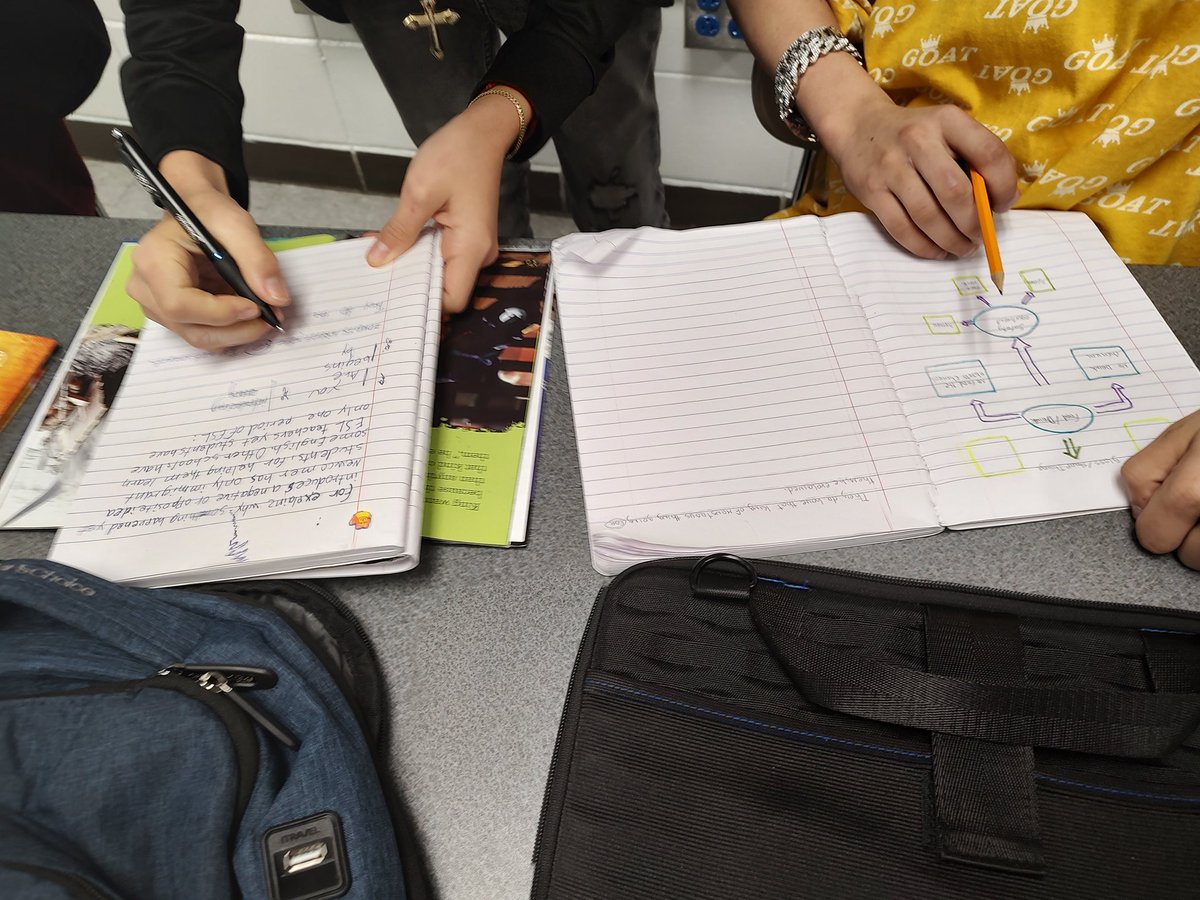 ALM strategy "Give One, Get One" of sentences with conjunctions from their library books.