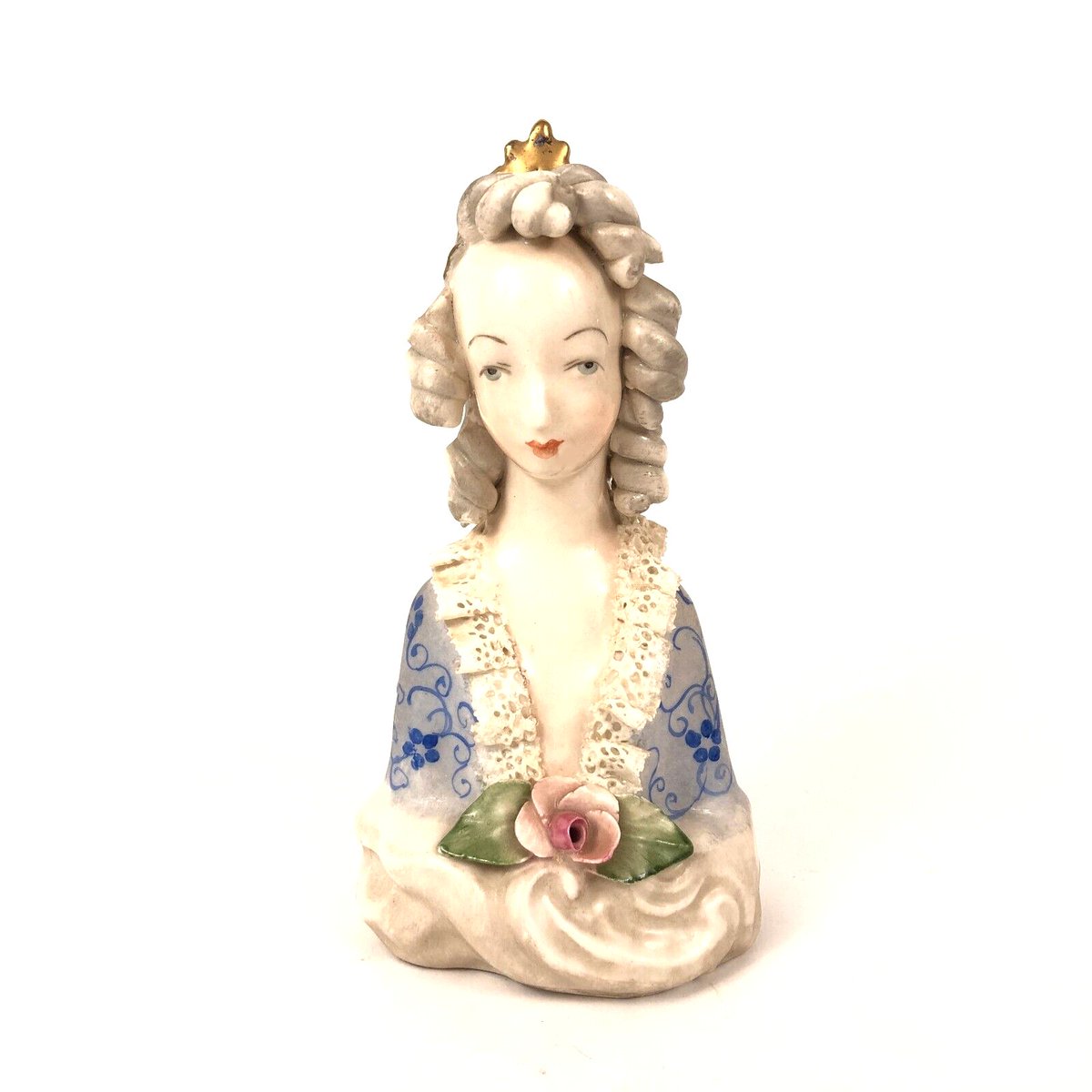 Check out Cordey 1940's Vintage Porcelain Hand Painted Lady Figure Lace Flower Tiara 6.75' ebay.com/itm/4041147605…

#cordeyporcelain #porcelainlady #1940sporcelain #vintageporcelain #porcelainfigurine #roguesestatejewelry