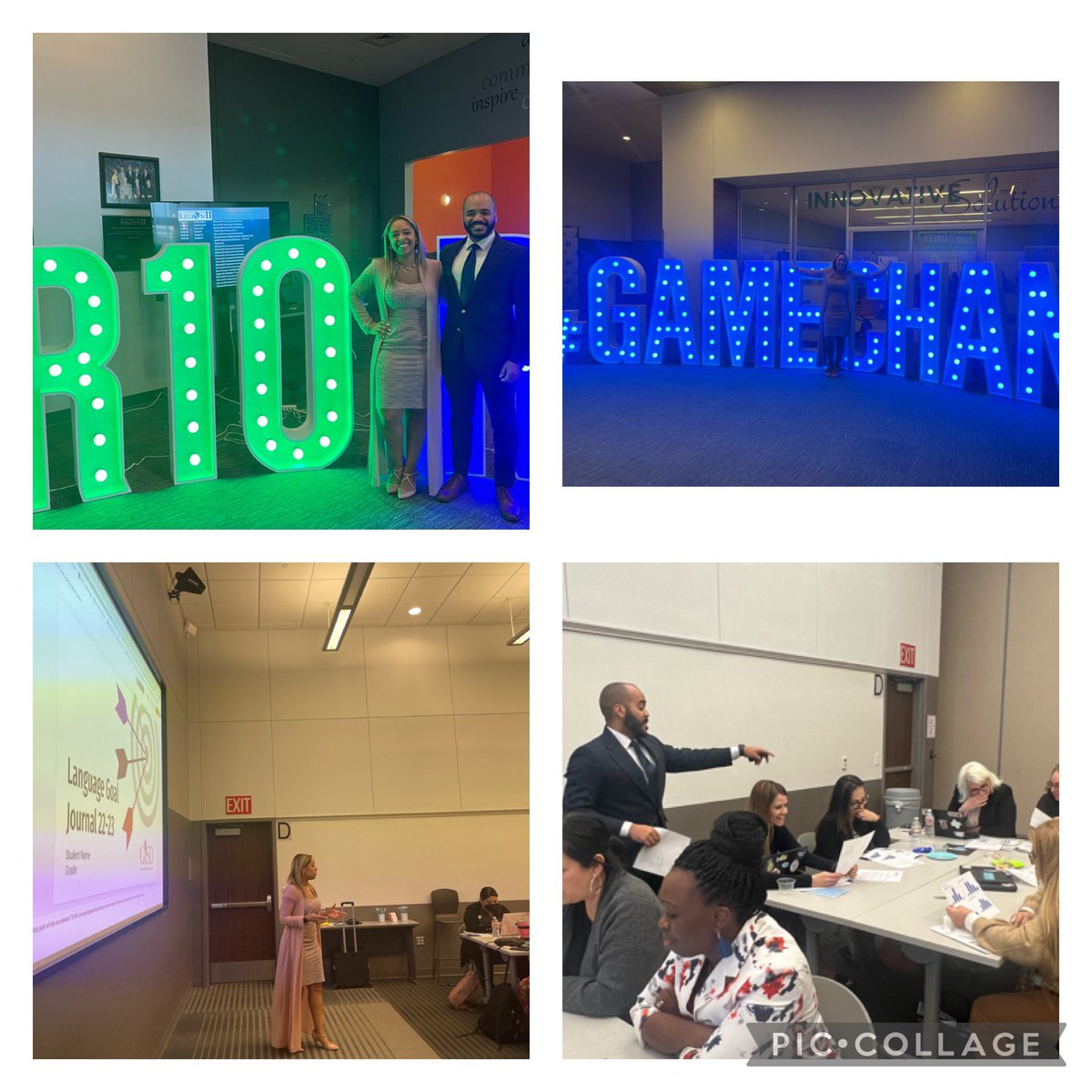Sold out sessions and lots of learning. Proud to rep <a href="/gisdnews/">Garland ISD</a> at the #gamechangerR10R11 conference today! <a href="/MrSantos787/">Kels Santos</a> was an awesome co-pilot for the TEPLAS greatness we shared! #GISD4EBs #BeTheLight #theGISDeffect
