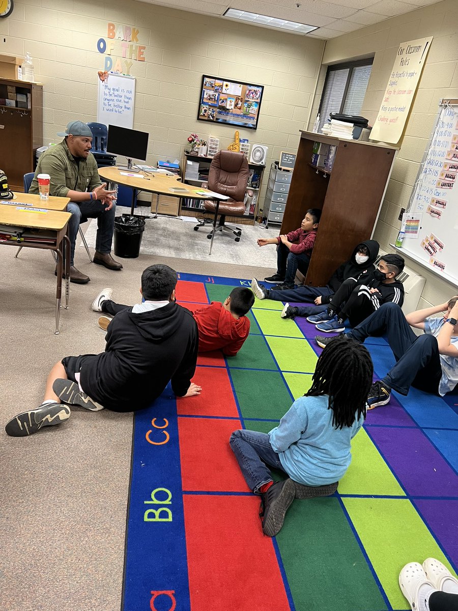 My SLA students had an opportunity to hear from two speakers who shared about their life experiences when they had to exemplify grit, persevere, and defy the odds! #airforce #fireman #CRESCulture #RonnieRam #sixthgrade #SharingOurStory <a href="/AcademyFcps/">Student Leadership Academy FCPS</a>