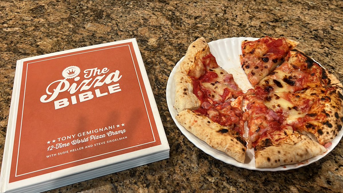 Tony made me LOVE baking my own #pizza. You guys need this book.